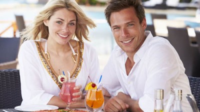 couple enjoying all inclusive couple enjoying all inclusive
