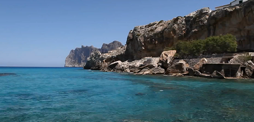 Cala San Vicente sea