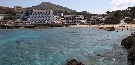Cala San Vicente small bay