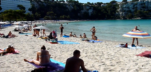 Cala Galdana golden beach Cala Galdana golden beach