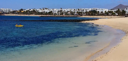 Costa Teguise beach view