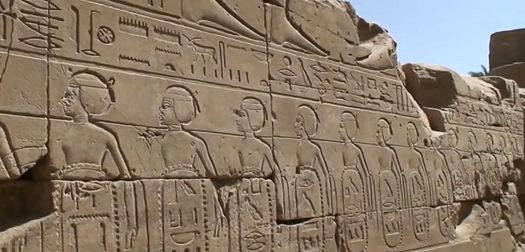 Temple of Karnak carvings at Luxor Temple of Karnak carvings at Luxor