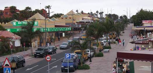 The Main Strip in Corralejo The Main Strip in Corralejo