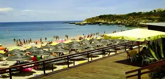 Praia da Oura beach view Praia da Oura beach view