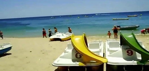 Praia da Oura pedaloes Praia da Oura pedaloes