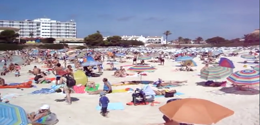 Beach at Cala'n Bosch Cala’n Bosch beach