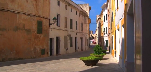 Old buildings in Ciutadella Old buildings in Ciutadella