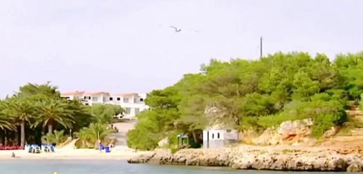 The coast of Cala’n Blanes