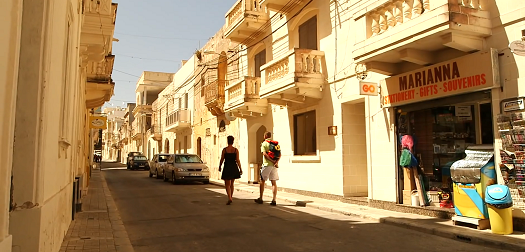 The resort of Mellieha Bay