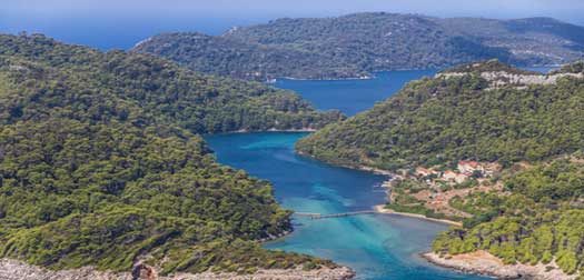 Mljet aerial Mljet Landscape