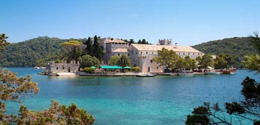 St. Marija monastery on litle island in national park Mljet All Inclusive Holidays Mljet