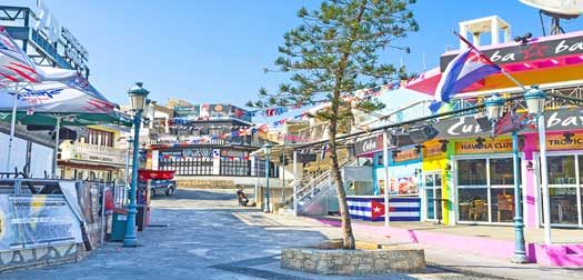 The clubs bars and night clubs