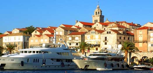 Korcula-seafront Korcula-seafront