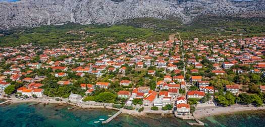 Peljesac peninsula, Croatia Small town Orebic, Peljesac peninsula, Croatia. Well known tourist destination.