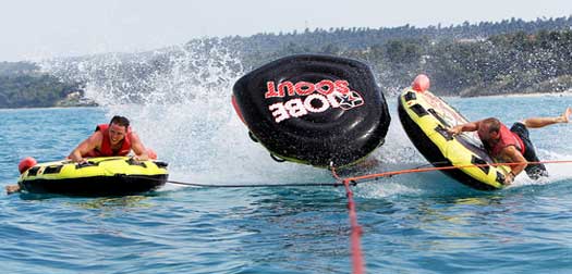 fun on halkidiki beaches