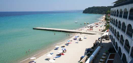 Greece. Halkidiki. Hotel on the beach