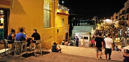 la-vela-seville night fair of triana, called la vela, seville, andalusia, spain, europe