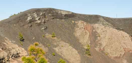 volcano san antonio, fuencaliente, la palma, canary islands, spain.
