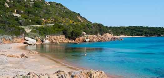 cala spalmatore beach in la maddalena island, sardinia, italy cala spalmatore beach in la maddalena island, sardinia, italy