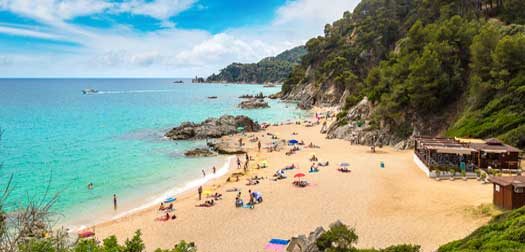 Beach-in-Lloret-de-Mar Beach-in-Lloret-de-Mar