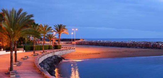 Sunset-on-Calheta-Beach