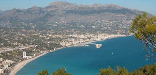 beach525 An Areial View of the beach at altea
