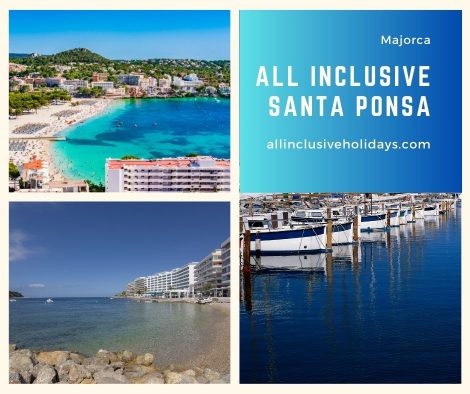 all-inclusive-holidays-to-santa-ponsa A collage of All Inclusive Holidays to Santa Ponsa