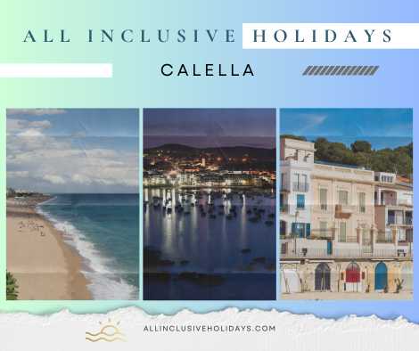 a-colage-of-images-for-all-inclusive-holidays-in-calella A Colage of Images for All Inclusive Holidays in Calella
