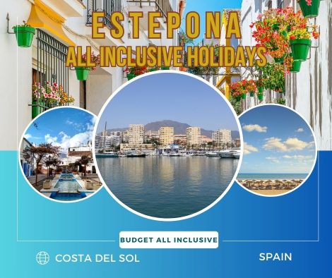 A Collage showing Estepona for All Inclusive Holidays